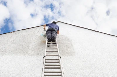 Peinture extérieure à Sansais — façades et ravalement